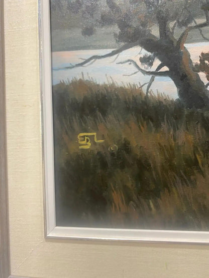 Vilma Ebl Painting of Mt Yamnuska