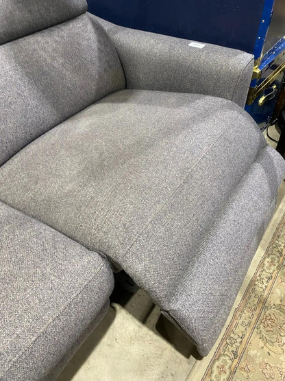 Grey Electric Reclining Loveseat