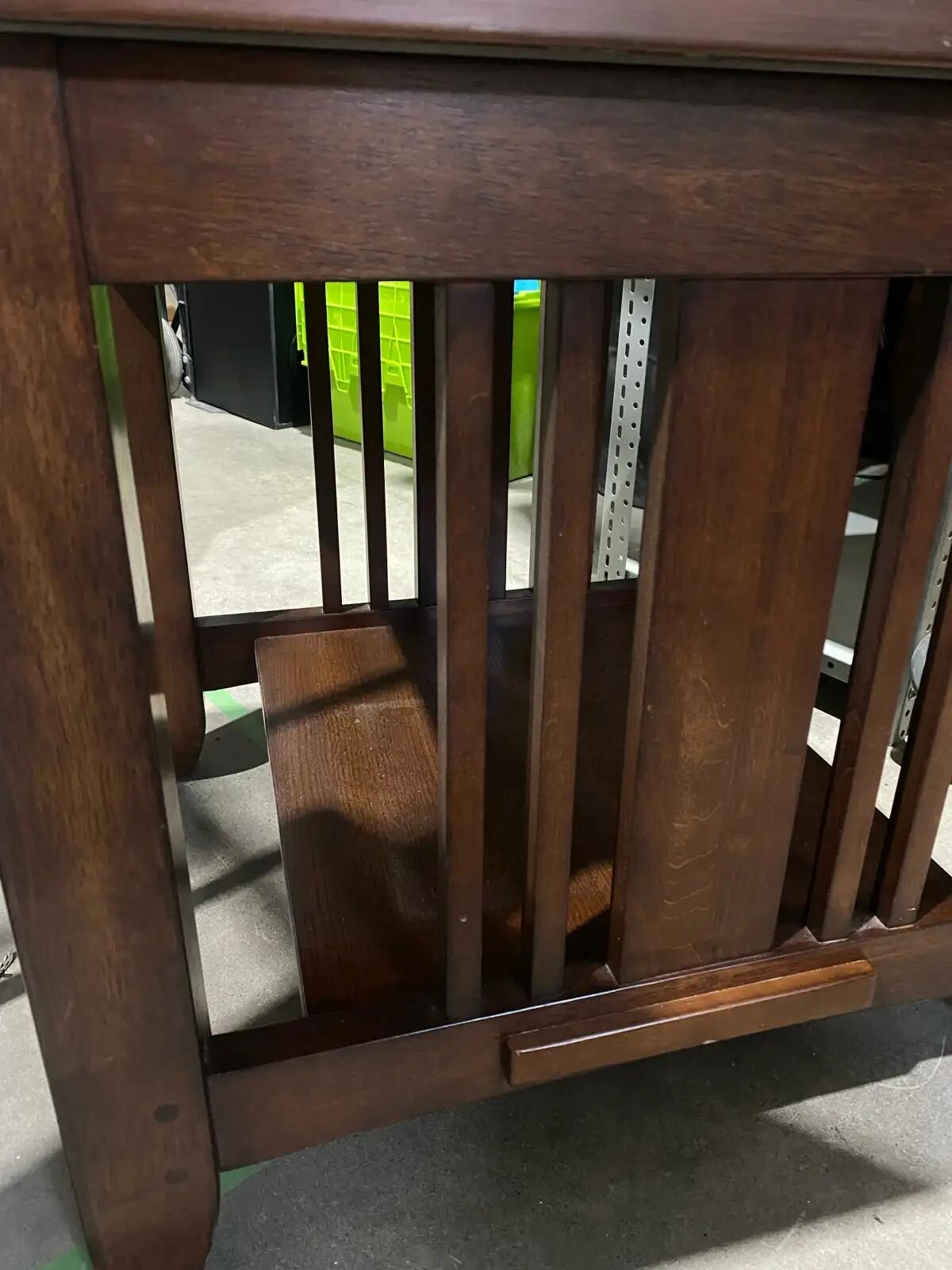 Wood Patterned End Table