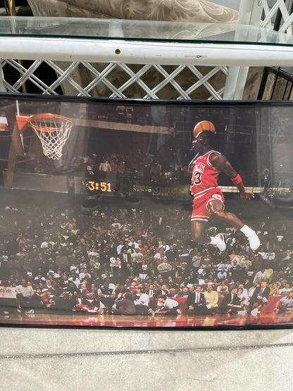 Vintage framed Nike poster 1988 Michael Jordan