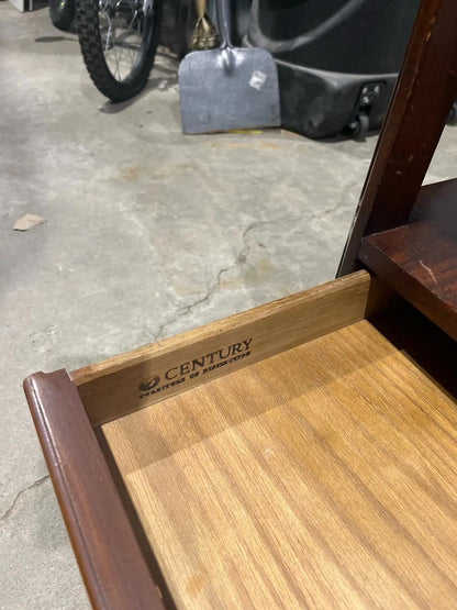 Vintage Century Side Table glass top