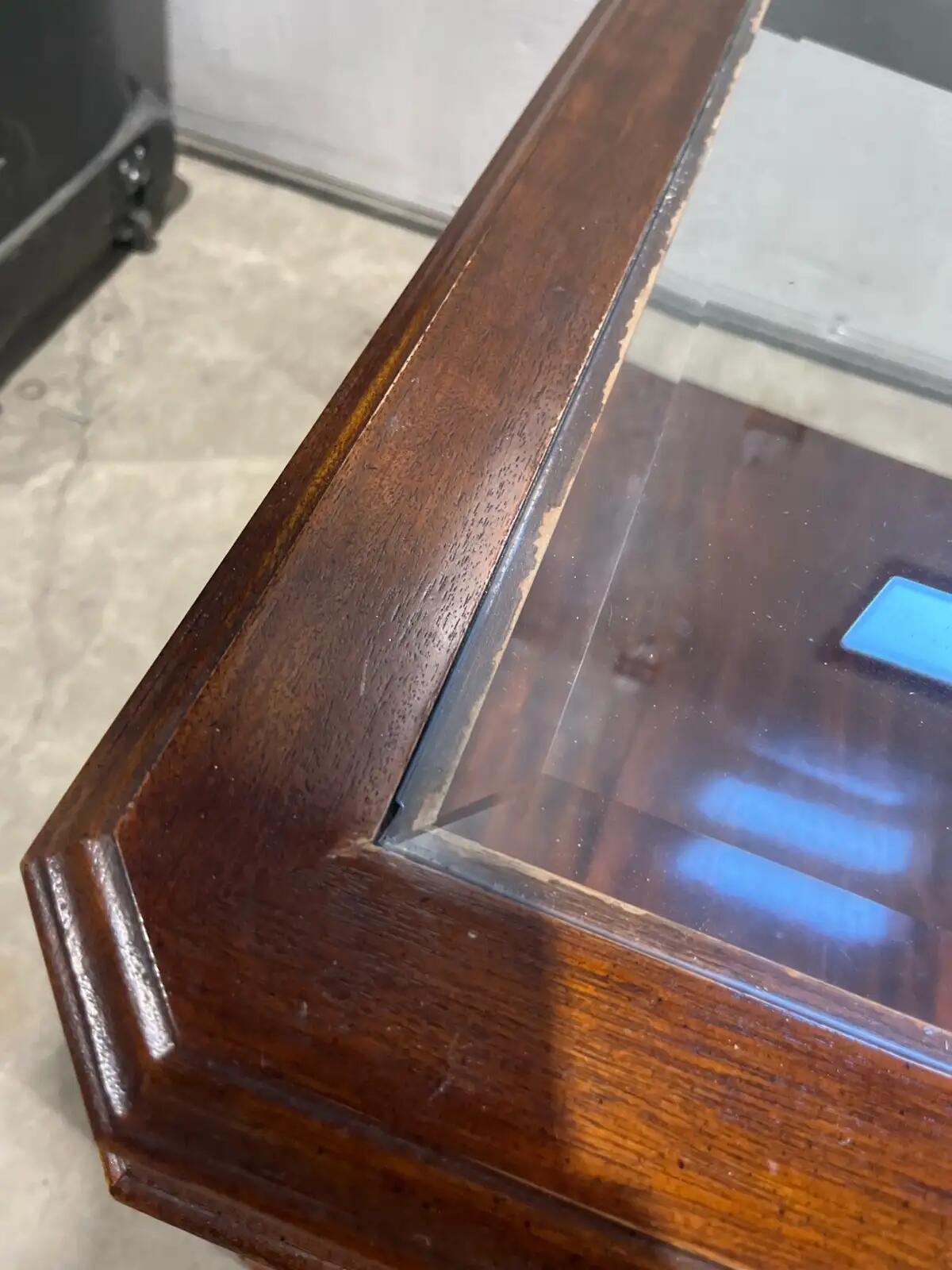 Vintage Century Side Table glass top