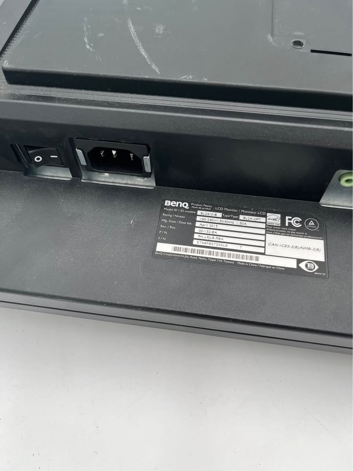 BenQ BL2410 24” LED Monitor – Tested & Working – Monitor Only