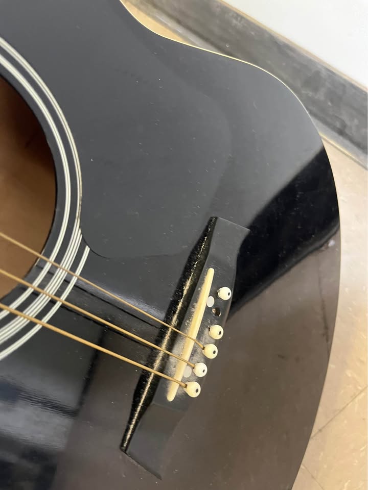 Wensen Acoustic Guitar – Navy Blue – Repair Project / Parts