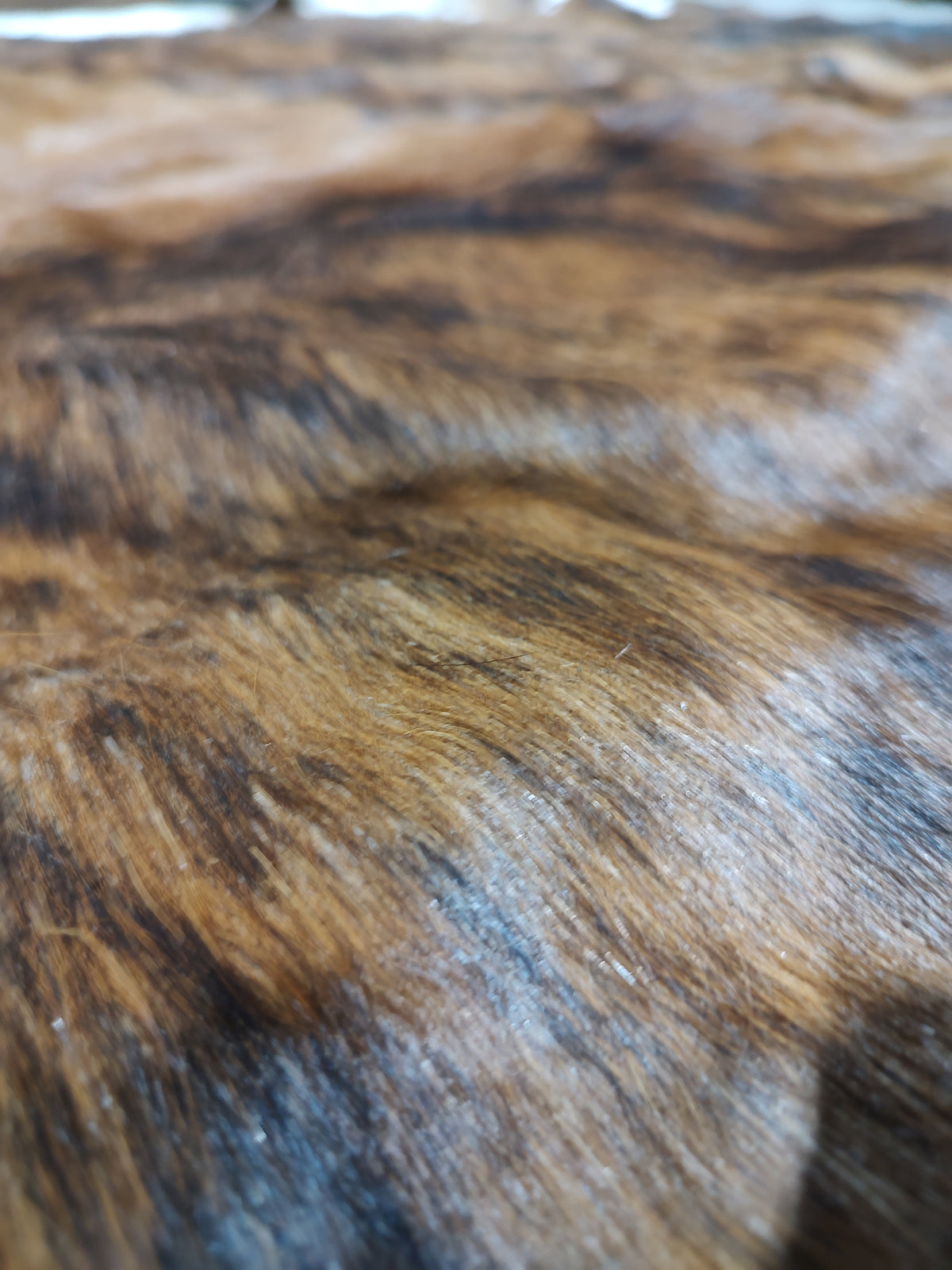 Brindle Cowhide Rug – Brown, Black & White