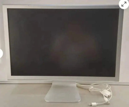 Apple Cinema Display 23" w/ Power Supply included Silver/White