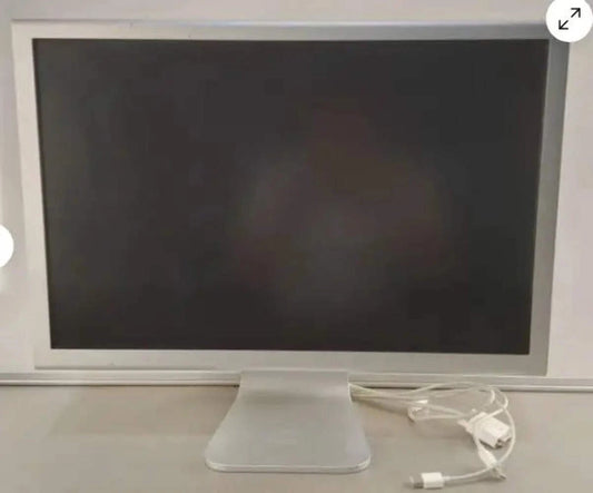 Apple Cinema Display 23" w/ Power Supply included Silver/White